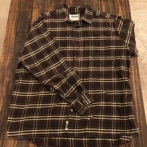 Mountain Khaki flannel button down